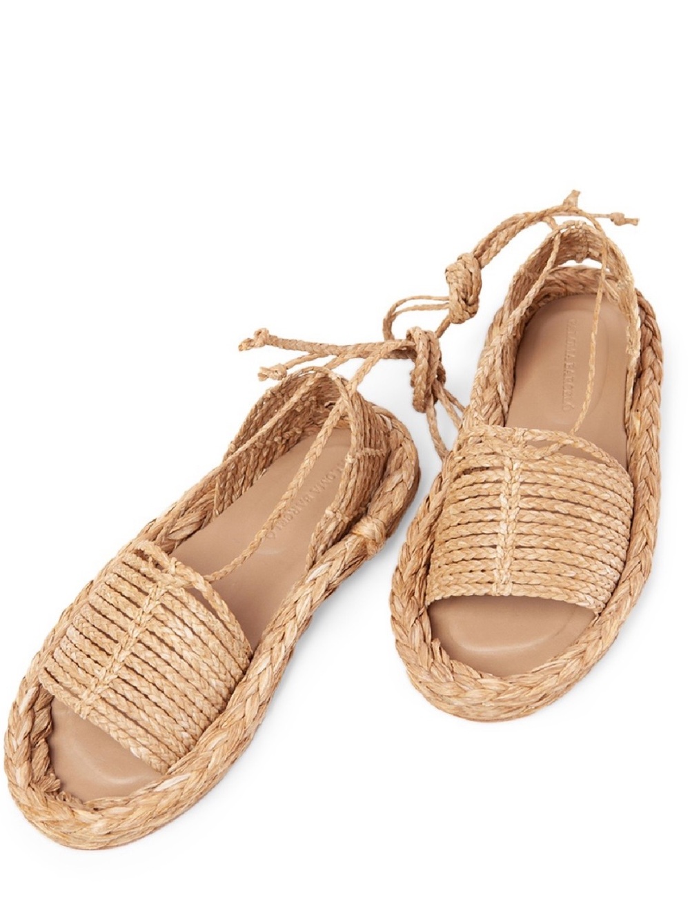 Paloma Barcelo Raffia Sandal